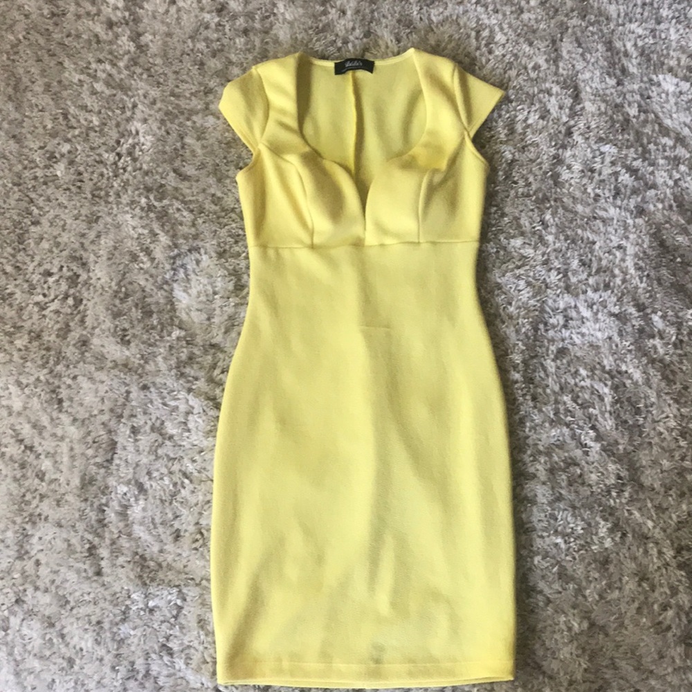 Lulus Yellow Mini Dress